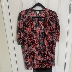 Gently Used - LulaRoe Bianka Kimono. (Kids size)